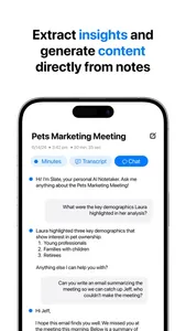 Minutes: AI Meeting Note Taker screenshot 1