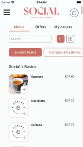 Social Specialty Coffee screenshot 0