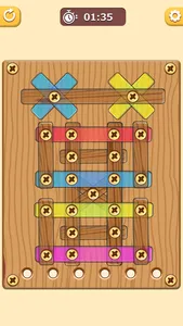 Wood Nut Bolt Screw Puzzle screenshot 4