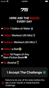 75 Day Challenge Soft & Tough screenshot 0