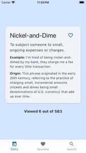 Daily Idioms screenshot 0