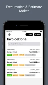 InvoiceDone screenshot 0