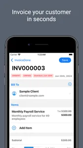 InvoiceDone screenshot 1
