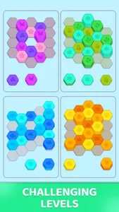 Hexagon Sort: Emoji Match 3d screenshot 4