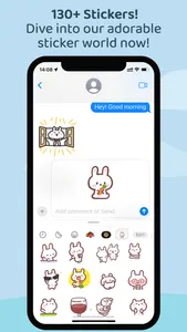 Cute Little Bunny Sticker screenshot 0