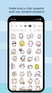 Cute Little Bunny Sticker screenshot 1