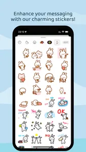 Cute Little Bunny Sticker screenshot 2