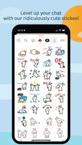 Cute Little Bunny Sticker screenshot 3