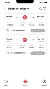 Allied Express Courier App screenshot 2