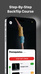 Backflip Cork Twist Kip Course screenshot 0