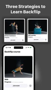 Backflip Cork Twist Kip Course screenshot 1