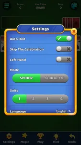 Spider Solitaire Lite 2 screenshot 5