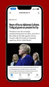 Morgenbladet screenshot 3