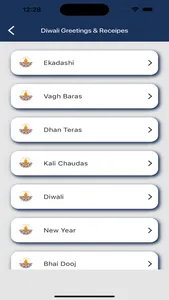 Diwali Greetings & Receipes screenshot 5