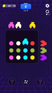 Bean Chomper - Color Dots Game screenshot 1