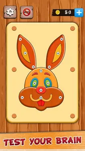 Wood Nuts & Bolts Screw Master screenshot 1