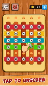 Wood Nuts & Bolts Screw Master screenshot 2