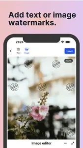 WatermarkX - Markup photos app screenshot 1