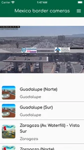 U.S. - Mexico border cameras screenshot 1