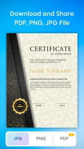 Certificate Maker - eCards screenshot 6