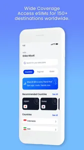 OrbiSim: eSIM for Travelers screenshot 1
