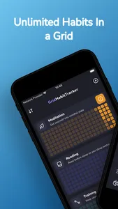 Unlimited Grid Habit Tracker screenshot 0