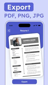 Resume Builder: CV Maker App screenshot 3