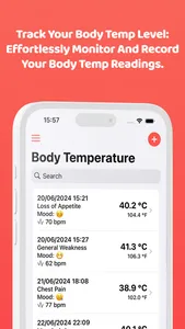 Cuspart: Fever & Temp Tracker screenshot 0