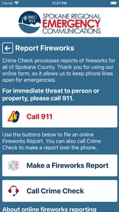 Spokane Regional Emergency App screenshot 1