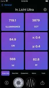 In. Licht Ultra-SpectrumMeter screenshot 1