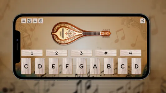 Baglama Tuner & Lessons screenshot 1