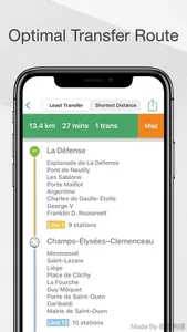 Paris Metro Map Guide screenshot 1