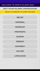Quizlam: Islamic Quiz screenshot 1
