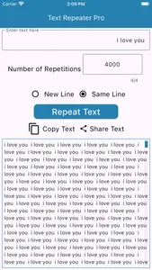 text repeater pro screenshot 1