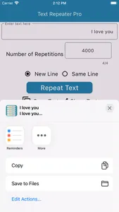 text repeater pro screenshot 3