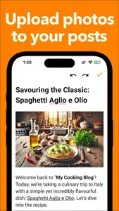 Blogging for Blogspot Blog screenshot 0