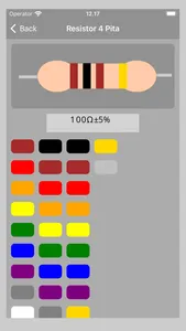 Resistor : electronics tools screenshot 2
