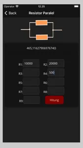 Resistor : electronics tools screenshot 3