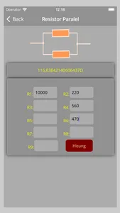 Resistor : electronics tools screenshot 8