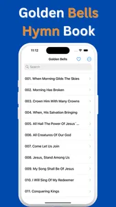 Golden Bells Hymn Book screenshot 0