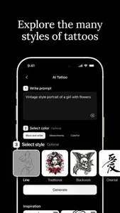 AI Tattoo Generator  - Inkwell screenshot 4