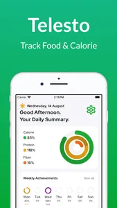 Telesto - Track Food & Calorie screenshot 0