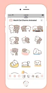 Mochi Cat Charms Animated screenshot 0