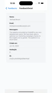 CodeQR - Customer Feedback screenshot 4