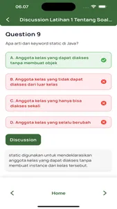 Java learn quiz screenshot 1