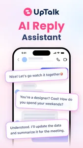 UpTalk - AI Reply Assistant screenshot 0