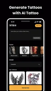 AI Tattoo Generator: Designs screenshot 0