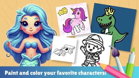 Coloring Pages Little Animals screenshot 0