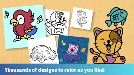 Coloring Pages Little Animals screenshot 1