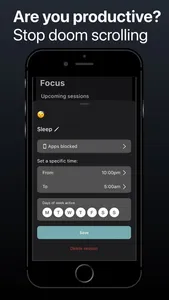 Focus: Screen time control screenshot 1